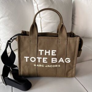 MARC JACOBS The Tote Bag Slate Green Small EUC